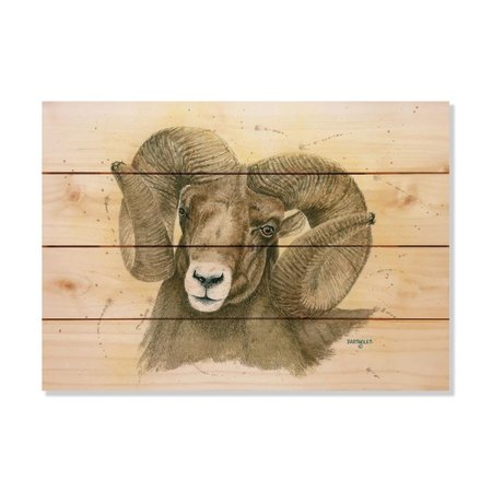 WILE E. WOOD 20 x 14 in. Bartholets Big Horn Wood Art DBBH-2014